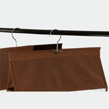 Load image into Gallery viewer, Buy detachable 4 big compartment pouch hanging handbag organizer clear purse bag storage holder wardrobe closet space saving organizers system for living room bedroom usepack of 2 grey