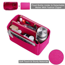 Load image into Gallery viewer, Online shopping purse organizer felt bag organizer insert purse organizer for lv speedy neverfull tote handbag shaper 3 sizes large slender rosy