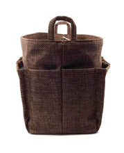 Load image into Gallery viewer, Shop for large handbag organizer insert with zipper fits lv speedy 35 neverfull mm tote bag purse 12x5 5 fabric lightweight washable great insert brown zipper