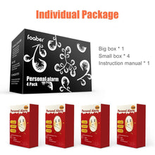 Load image into Gallery viewer, Selection foaber personal alarm keychain personal alarms for women purse self defense keychain safe sound 120 130 db alarm device for women elderly kids night workers