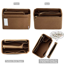 Load image into Gallery viewer, Buy purse organizer felt bag organizer purse organizer insert for lv speedy neverfull graceful neverfull tote handbag shaper large lighting coffee
