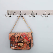 Load image into Gallery viewer, Buy now webi wall mounted coat rack 30 inch 8 dual hooks 16 hooks heavy duty coat hook rack rail double prong hooks for bathroom kitchen office entryway closet purse silver