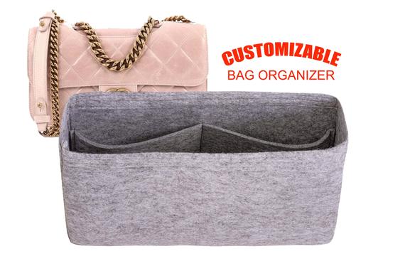 For "Ch.anel Small Perfect Edge Flap Bag" Bag Organizer In 4 inch /10 cm Height, Worldwide-Shipping Time 3-5 Days by SenamonBagOrganizer