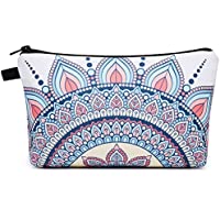 Select Meiyuuo Purse Teal Cosmetic Bag Cute Organizer Makeup Bag only $4.50