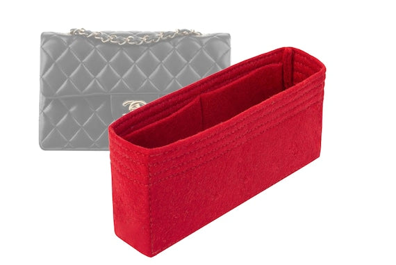 For "Classic Flap Medium A01112 - Bottom length 25.5cm/9.9inches" Bag Insert Organizer, Purse Insert Organizer, by SenamonBagOrganizer