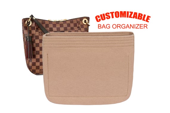 For "LV South Bank Besace Bag Damier Ebene" Purse Insert Organizer, Bag Organizer In 6 inch /16.5 cm Height- Worldwide Shipping 3-5 Days by SenamonBagOrganizer