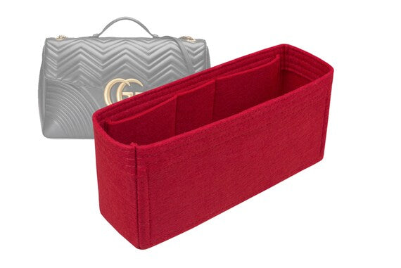 For "Matellasse Maxi Marmont Top Handle" Bag Insert Organizer, Purse Insert Organizer, Bag Liner - Worldwide Shipping 4-6 Days by SenamonBagOrganizer