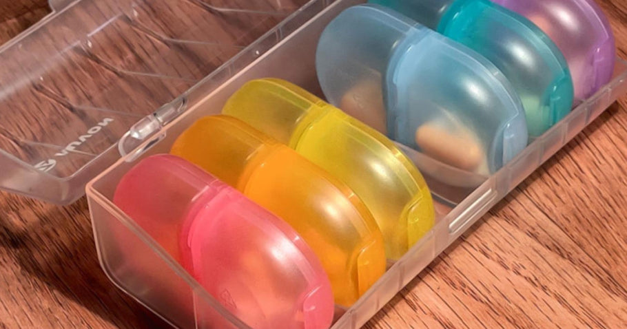 Multi-Color Portable Daily Pill Organizer Only $6.99 on Amazon