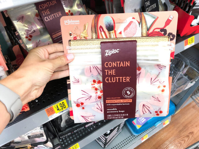 Get Organized! Ziploc Contain The Clutter Bags Deals!