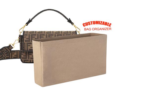 For "Regular /Medium Fendi Baguette Bag" Bag Organizer in 5 inch/ 12 cm Height, Worldwide-shipping Time 3-5 Days by SenamonBagOrganizer