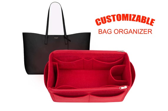 For "SAINT LAURENT YSL East West Large Shopper Leather Tote Bag" Bag Organizer In 6 inch /16 cm Height- Worldwide Shipping 3-5 Days by SenamonBagOrganizer