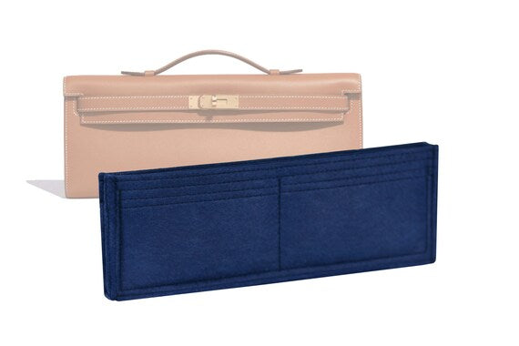 For "Kelly Cut Clutch Bag Bottom 30.5 cm" Bag Insert Organizer In 3.9"/10 cm Height, Purse Insert Organizer, Bag Shaper by SenamonBagOrganizer