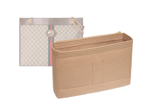 For "Exclusive Rajah GG Tote Bag Large" Bag Insert, Purse Insert Organizer, Bag Shaper - Worldwide Shipping 4-6 Days by SenamonBagOrganizer