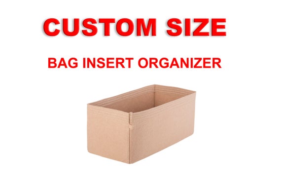 Custom size bag liner protector shaper purse insert organizer bag insert without pockets - Worldwide Shipping 3-5 Days by SenamonBagOrganizer