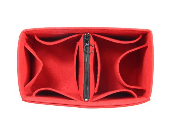 Customizable Neverfull Organizer (3mm Felt, Detachable Zip Pocket, Water Bottle Holder) Tote Purse Insert Cosmetic Makeup Diaper Handbag Bag by JennyKrafts