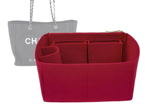 For "Ch.anel - Deauville Canvas Tote Bag Small" Bag Insert Organizer, Purse Insert Organizer, Bag Shaper - Worldwide Shipping 4-6 Days by SenamonBagOrganizer