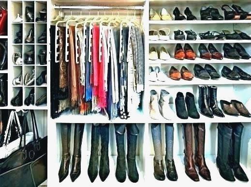 Tiles Closet Shoe Storage Ideas
