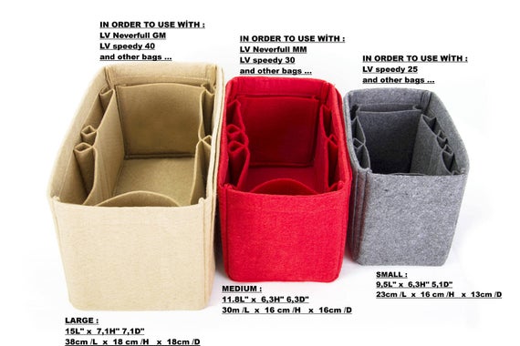 Bag Shaper Purse, Insert Organizer Bag Insert With Ipad Place by SenamonBagOrganizer