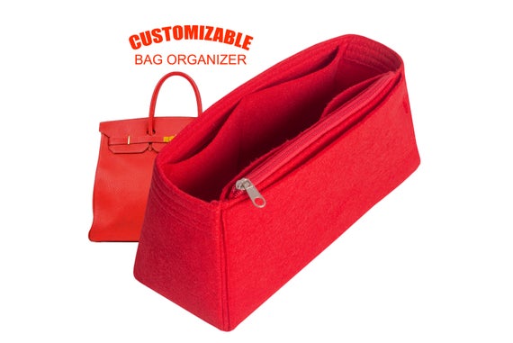 For "Hermes Birkin 40 Bag" Purse Insert Organizer, Bag Organizer In 7 inch /18 cm Height-Worldwide Shipping 3-5 Days by SenamonBagOrganizer