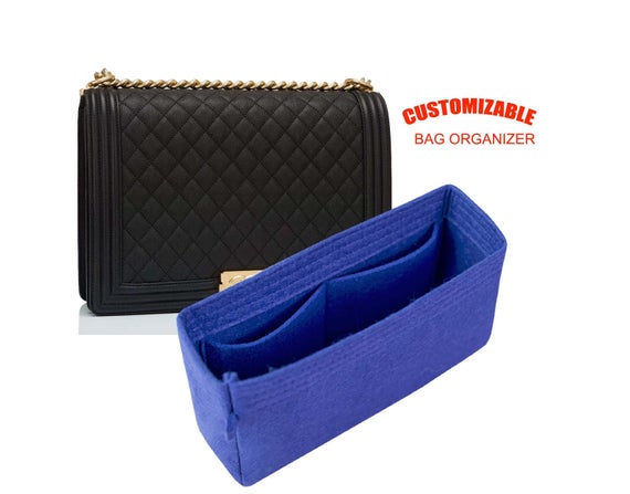 For LARGE Chanel Boy Bags insert organizer, purse insert, bag shaper, EXPRESS SHIPPING by SenamonBagOrganizer