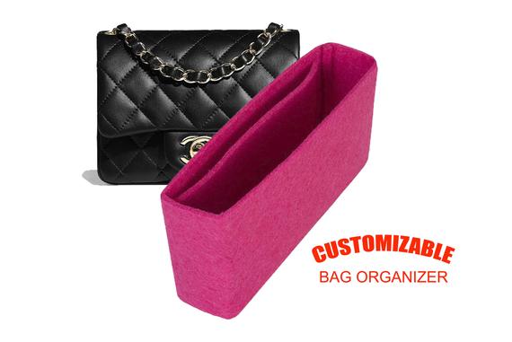 For Chanel MINI flap bag square insert organizer purse insert, bag ( Typ B ), EXPRESS SHIPPING by SenamonBagOrganizer