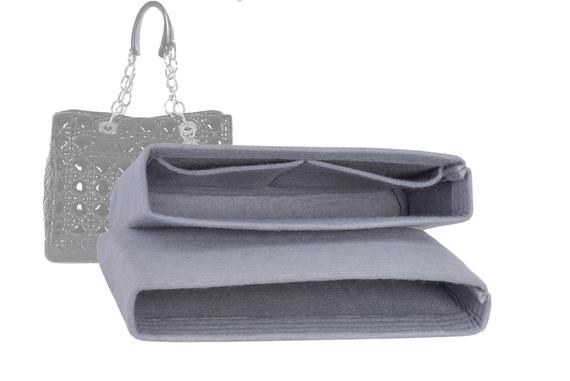 For "Di.or - Patent Cannage Soft Shopping Tote" Bag Insert Organizer, Set Of-2, Bag Shaper, Bag Liner - Worldwide Shipping Time 3-5 Days by SenamonBagOrganizer