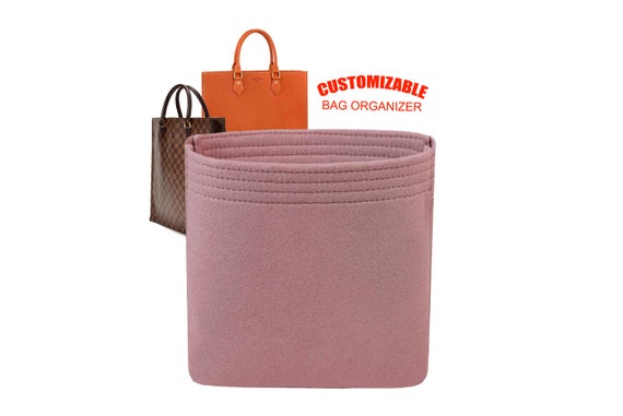 For "LV Sac Plat Bag" Purse Insert Organizer, Bag Organizer In 14 inch /36 cm Height- Worldwide Shipping 3-5 Days by SenamonBagOrganizer