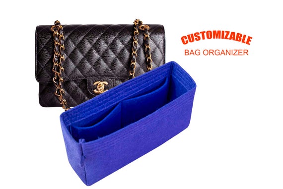 For JUMBO Chanel single flap bag organizer, purse insert with Ipad place  bag shape,EXPRESS SHIPPING by SenamonBagOrganizer