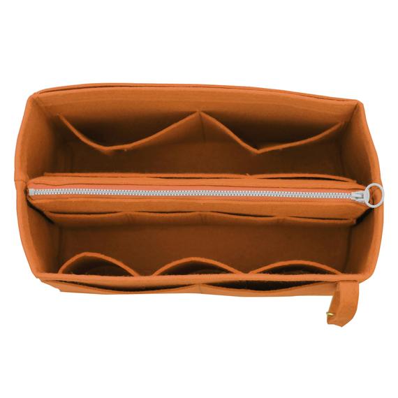 Felt Tote Organizer (w/ Detachable Zipper Bag), Bag in Bag, Purse Insert, Customized Tote Organize, Cosmetic Makeup Diaper Handbag by JennyKrafts