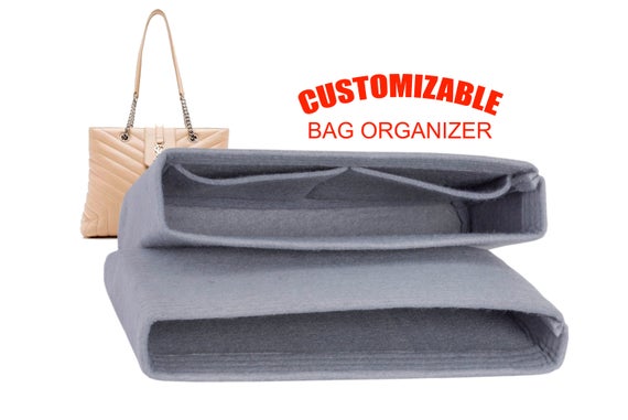 For "Large YSL Saint Laurent Loulou Bag" Bag Insert Organizer, Set Of -2, In 7.5 inch/ 19 cm height-Worldwide Shipping 3-5 Days by SenamonBagOrganizer