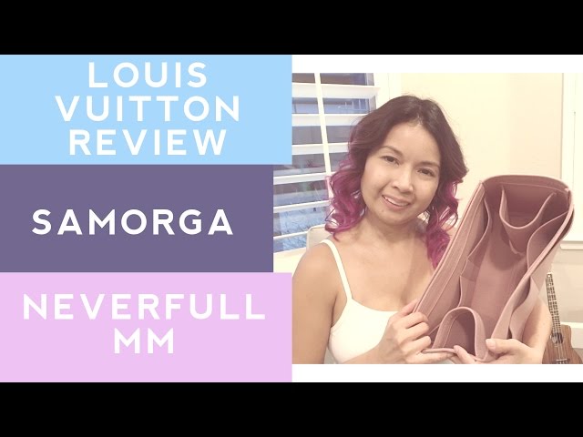 OPEN ME ********************* My review of the Samorga Purse Organizer for the Louis Vuitton Neverfull MM - featuring the Neverfull MM Damier Ebene with ...