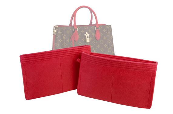 For "L.V - Flower tote" Bag Insert Organizer, Set of 2, Purse Insert Organizer, Bag Shaper, Bag Liner - Worldwide Shipping Time 3-5 Days by SenamonBagOrganizer