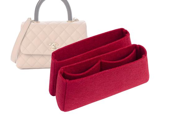 For "Ch.anel - Caviar Quilted Mini Coco Handle Flap Bag" Bag Insert Organizer, Purse Insert Organizer - Worldwide Shipping 4-6 Days by SenamonBagOrganizer