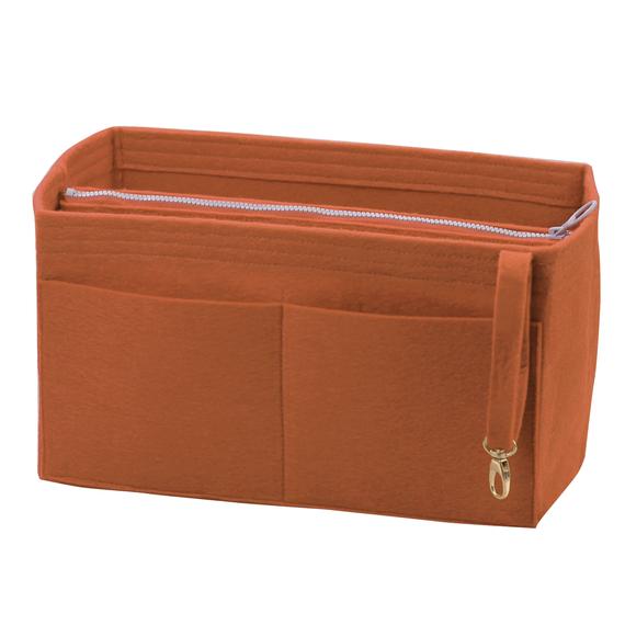 Felt Tote Organizer (w/ Detachable Zipper Bag), Bag in Bag, Purse Insert, Customized Tote Organize, Cosmetic Makeup Diaper Handbag by JennyKrafts