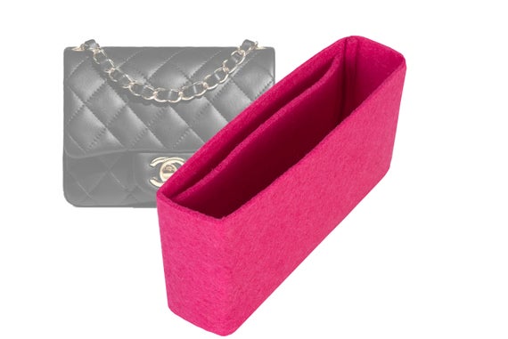 For "Ch.anel - Classic Flap Mini (Square)" Bag Insert Organizer, Purse Insert Organizer, Bag Shaper,Bag Liner - Worldwide Shipping 4-6 Days by SenamonBagOrganizer