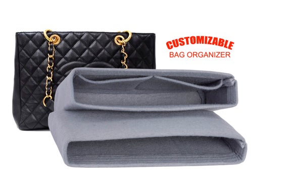 For "Ch.anel GST Shopper XL Caviar"  Bag Organizer In 6 inch /15 cm Height, Worldwide-Shipping Time 3-5 Days by SenamonBagOrganizer