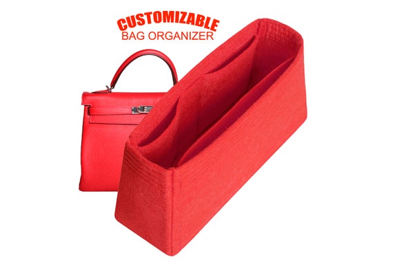 For "Hermes Kelly 28 Bag" Purse Insert Organizer, Bag Organizer In 6 inch /14 cm Height- Worldwide Shipping 3-5 Days by SenamonBagOrganizer