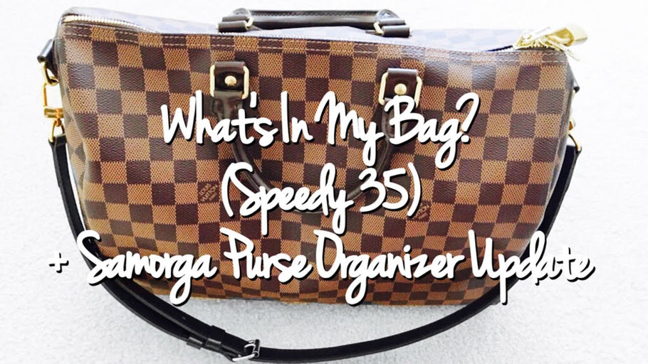 Hi everyone! As mentioned I was going to share an update on the Samorga Purse organizer for my speedy 35, and how I'm liking it so far