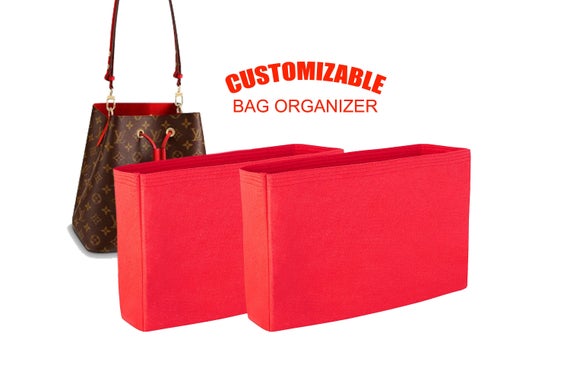 For "LV NÉONOÉ Bag" Purse Insert Organizer,set of - 2, Bag Organizer In 6 Inch /14 cm Height-Worldwide Shipping 3-5 Days by SenamonBagOrganizer