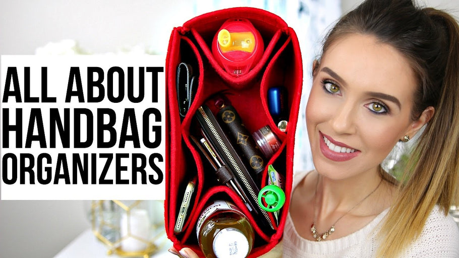 OPEN THIS FOR MORE INFO ↓ Curious about handbag organizers?? I absolutely love my handbag organizers for my Louis Vuitton bags!! I discuss Samorga ...