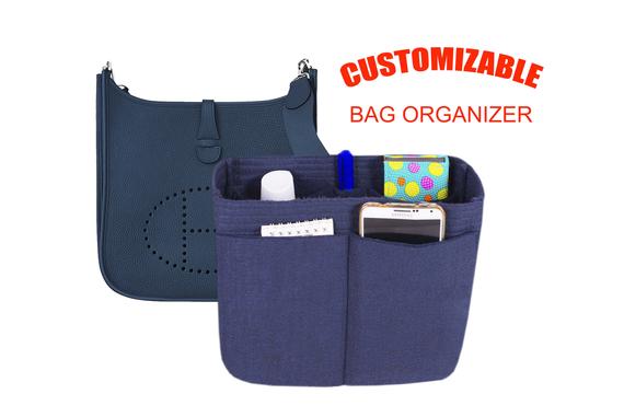 For Hermes Evelyn GM 33, Evelyn 29 bag insert organizer purse insert with Ipad place  bag shape,EXPRESS SHIPPING by SenamonBagOrganizer