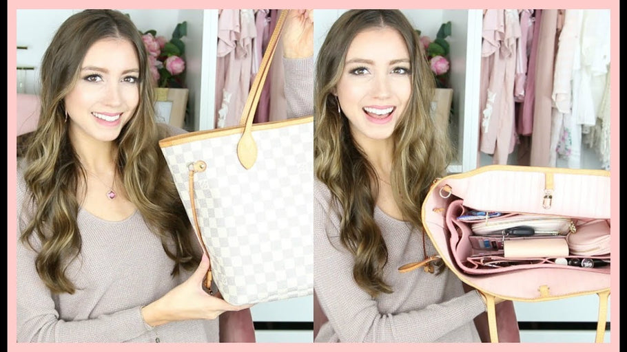 Today I'm sharing how I organize my Louis Vuitton neverfull and what handbag organizer I use! Organizer: