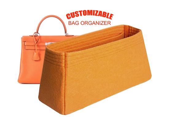 For "Hermes Kelly 25 Bag" Purse Insert Organizer, Bag Organizer In 4 inch /9 cm Height- Worldwide-Shipping Time 3-5 Days by SenamonBagOrganizer