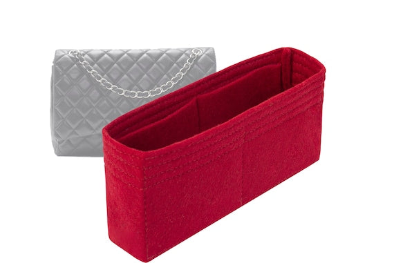 For "Maxi Double Flap Bag" Bag Insert, Purse Insert Organizer, Bag Shaper, Bag Liner - Worldwide Shipping 4-6 Days by SenamonBagOrganizer