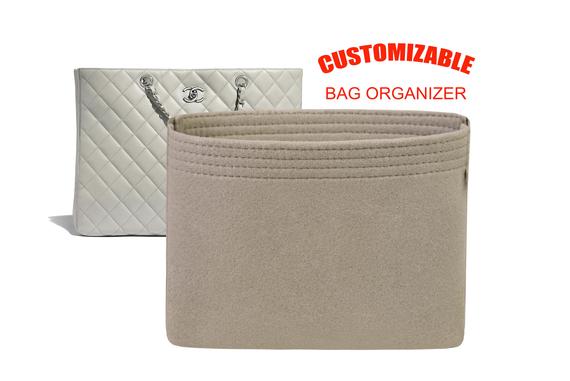 For Cha.nel Calfskin Shopping Tote Bag insert organizer, bag liner, Express Shipping by SenamonBagOrganizer