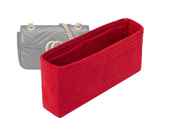 For "Marmont Matelassé Shoulder Bag Mini" Bag Insert Organizer, Purse Insert Organizer, Bag Shaper - Worldwide Shipping 4-6 Days by SenamonBagOrganizer