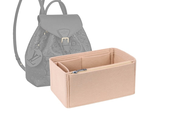 For "Montsouris Backpack-M45410" Bag Insert Organizer In 5.5"/14 cm Height, Purse Insert Organizer, Bag Shaper by SenamonBagOrganizer