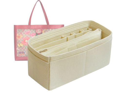 For "Ophidia Flora Tote Medium" Bag Insert Organizer, Purse Insert Organizer, Bag Shaper - Worldwide Shipping 4-6 Days by SenamonBagOrganizer