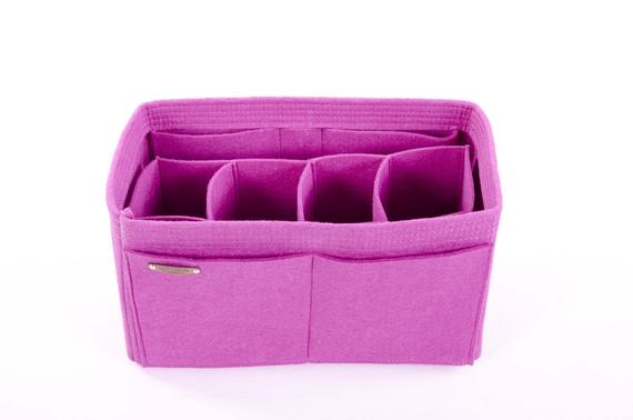 Long. champ bag purse insert organizer bag insert ,bag shaper with Ipad sleeve + water bottle holder + key chain, EXPRESS SHIPPING by SenamonBagOrganizer