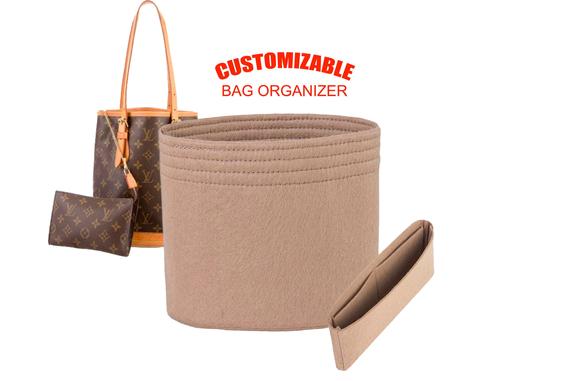 For "LV Bucket Pouch GM Bag" Purse Insert Organizer, Bag Organizer In 4 inch /8.5 cm Height- Worldwide Shipping 3-5 Days by SenamonBagOrganizer